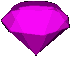 Image gif de diamant violet