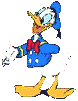Image gif de Donald Duck vous presente