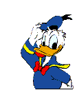 Image gif de Donald Duck vous salue en enlevant son chapeau