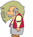 Image gif de fermier avec son sac de graines