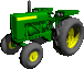 Image gif de tracteur en 3D