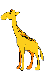 Image gif de bebe girafe