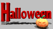 Image gif de Halloween avec une citrouille