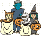 Image gif de les enfants font Halloween