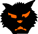 Image gif de tete de chat noir