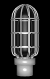 Image gif de lampe avec grille de protection