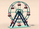 Image gif de grande roue d une fete foraine