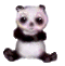 Image gif de panda qui fait une roulade