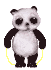 Image gif de panda qui saute