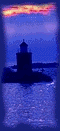 Image gif de phare au bout du port