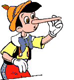 Image gif de Pinocchio avec son grand nez