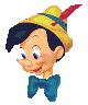 Image gif de la tete de Pinocchio