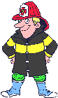 Image gif de pompier