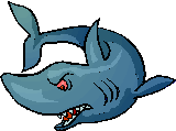 Image gif de requin avec les yeux rouges