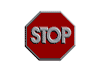Image gif de signalisation STOP