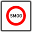Image gif de signalisation brouillard smog