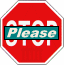 Image gif de stop please