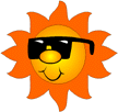 Image gif de soleil avec lunette noires