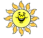 Image gif de soleil en forme de fleur