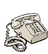 Image gif de vieux telephone gris