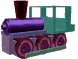 Image gif de locomotive 3D