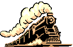 Image gif de train a vapeur avec sa fumee