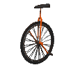 Image gif de unicycle qui avance et recule