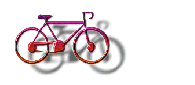 Image gif de velo de course rouge