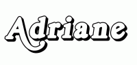 Dessin a colorier du prenom Adriane