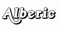 Dessin a colorier du prenom Alberic