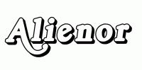 Dessin a colorier du prenom Alienor