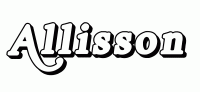 Dessin a colorier du prenom Allisson