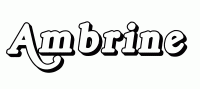 Dessin a colorier du prenom Ambrine