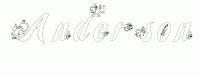 Dessin a colorier du prenom Anderson