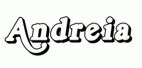 Dessin a colorier du prenom Andreia