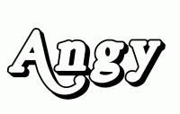 Dessin a colorier du prenom Angy