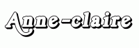 Dessin a colorier du prenom Anne-claire