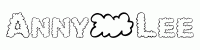 Dessin a colorier du prenom Anny-Lee