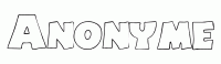 Dessin a colorier du prenom Anonyme