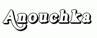 Dessin a colorier du prenom Anouchka