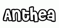 Dessin a colorier du prenom Anthea