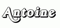 Dessin a colorier du prenom Antoine