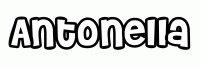 Dessin a colorier du prenom Antonella