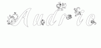 Dessin a colorier du prenom Audric