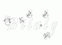 Dessin a colorier du prenom Bilaly