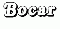 Dessin a colorier du prenom Bocar