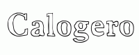 Dessin a colorier du prenom Calogero