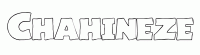 Dessin a colorier du prenom Chahineze