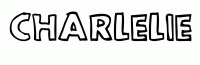 Dessin a colorier du prenom Charlelie