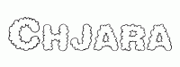 Dessin a colorier du prenom Chjara